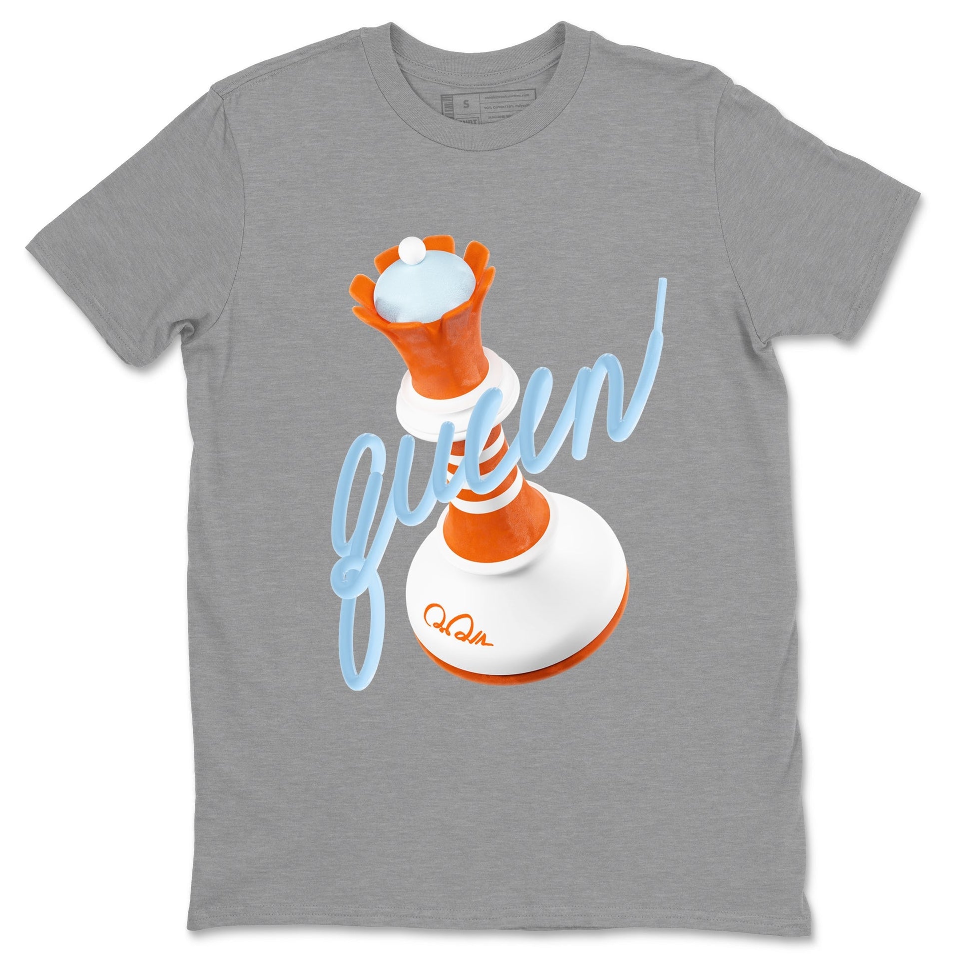 3D Queen Sneaker Tee - Crazy 8 Team Orange