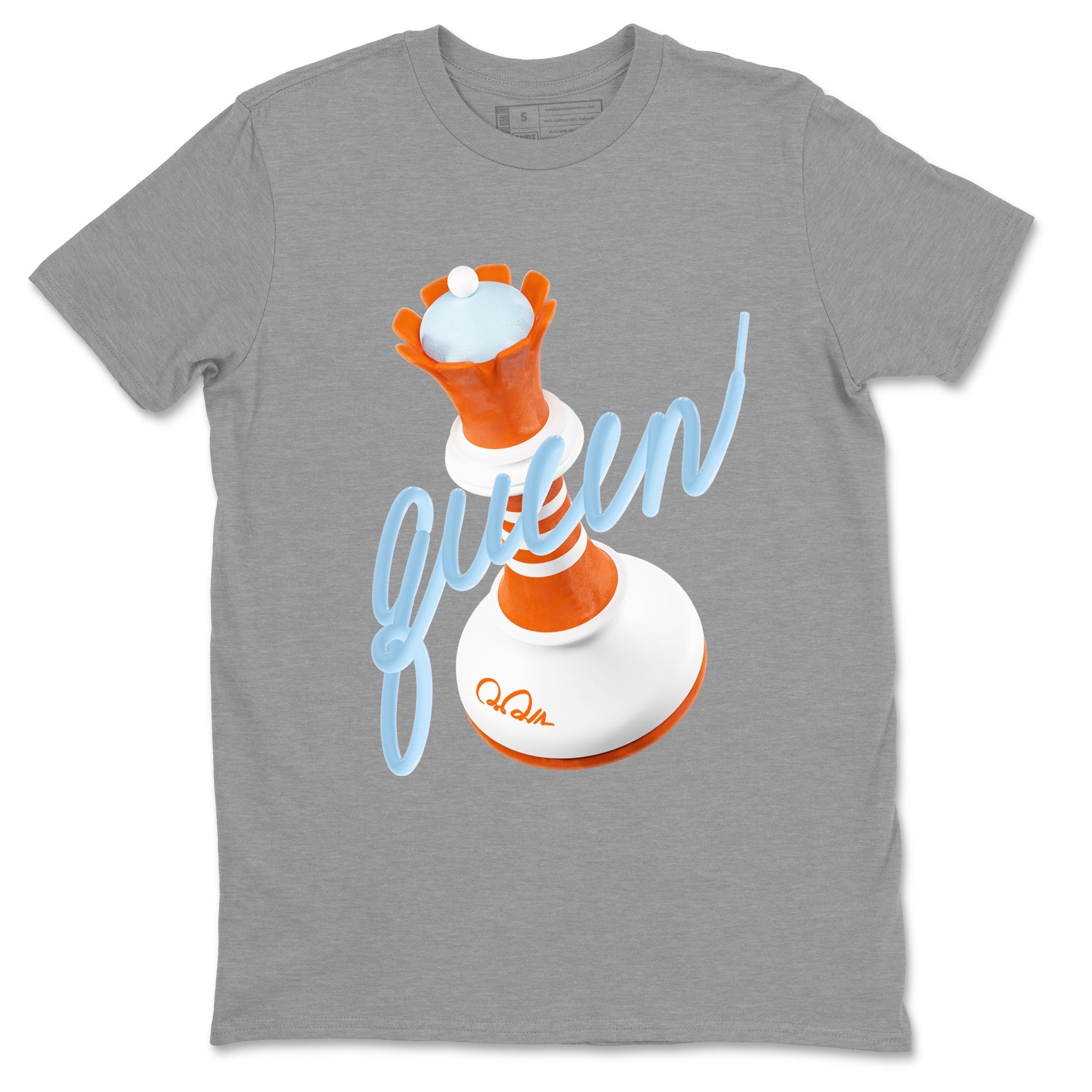 3D Queen Sneaker Tee - Crazy 8 Team Orange