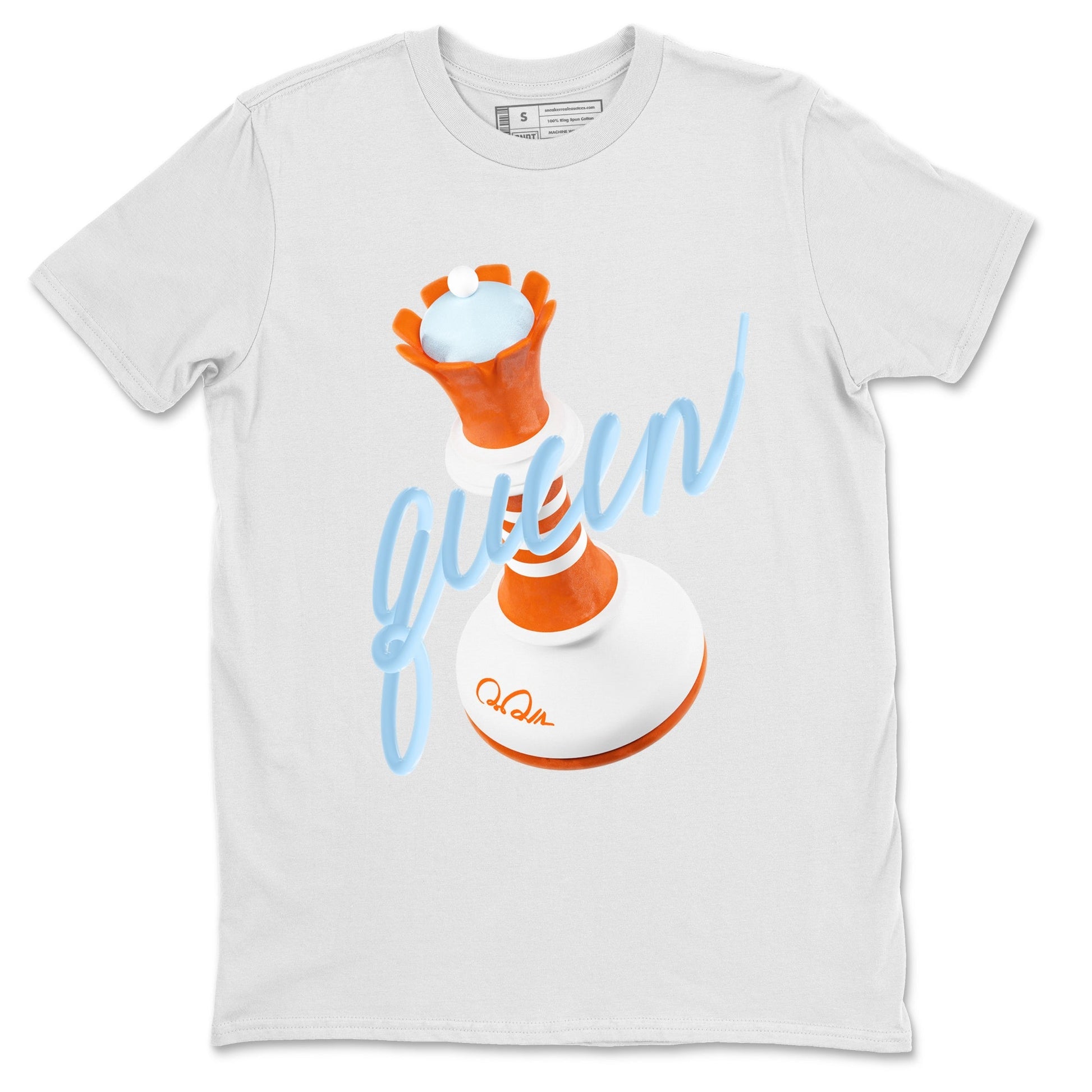 3D Queen Sneaker Tee - Crazy 8 Team Orange