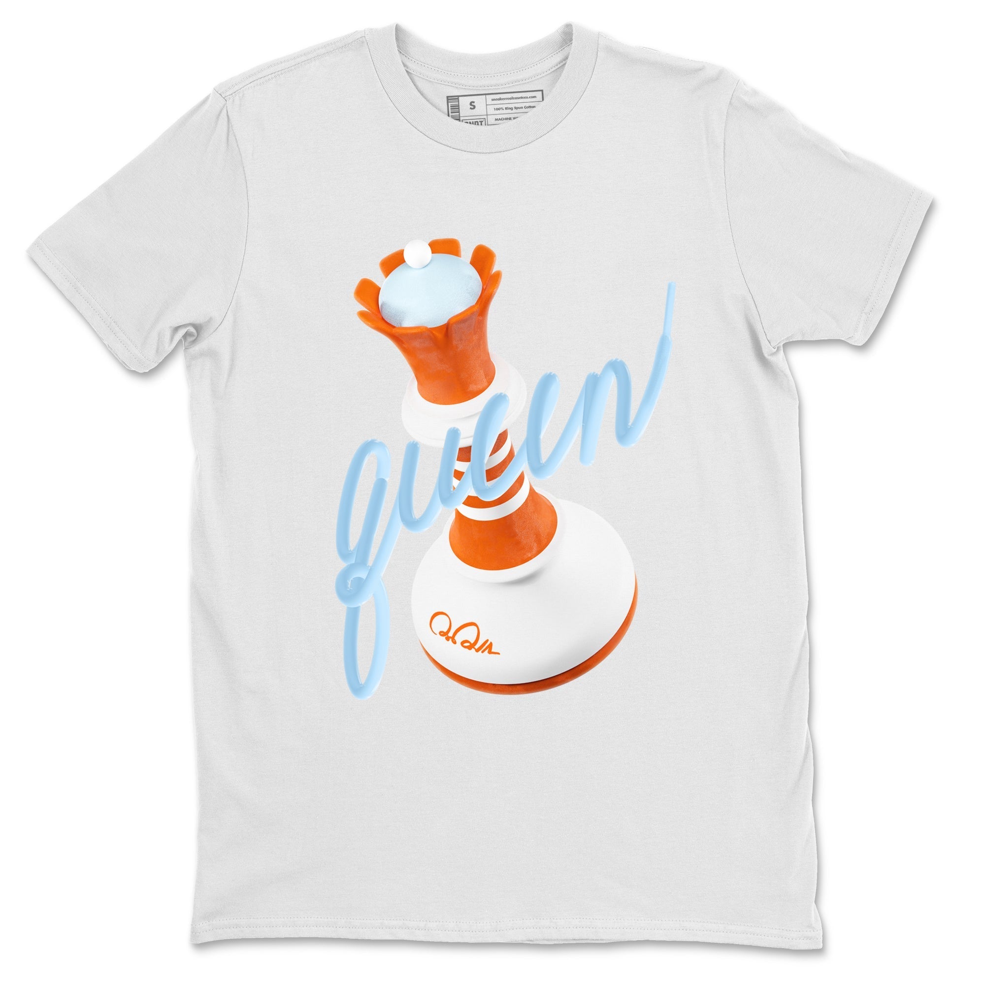 3D Queen Sneaker Tee - Crazy 8 Team Orange