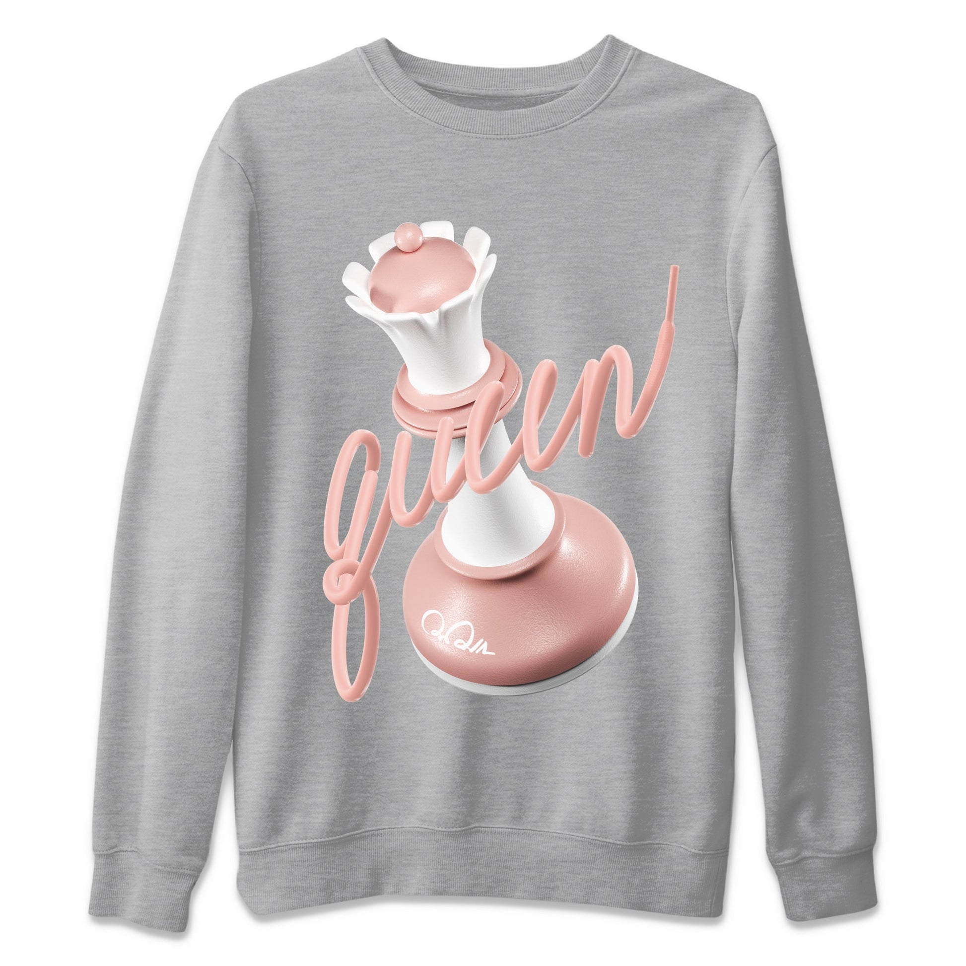 3D Queen Sneaker Tee - Dunk Rose Whisper