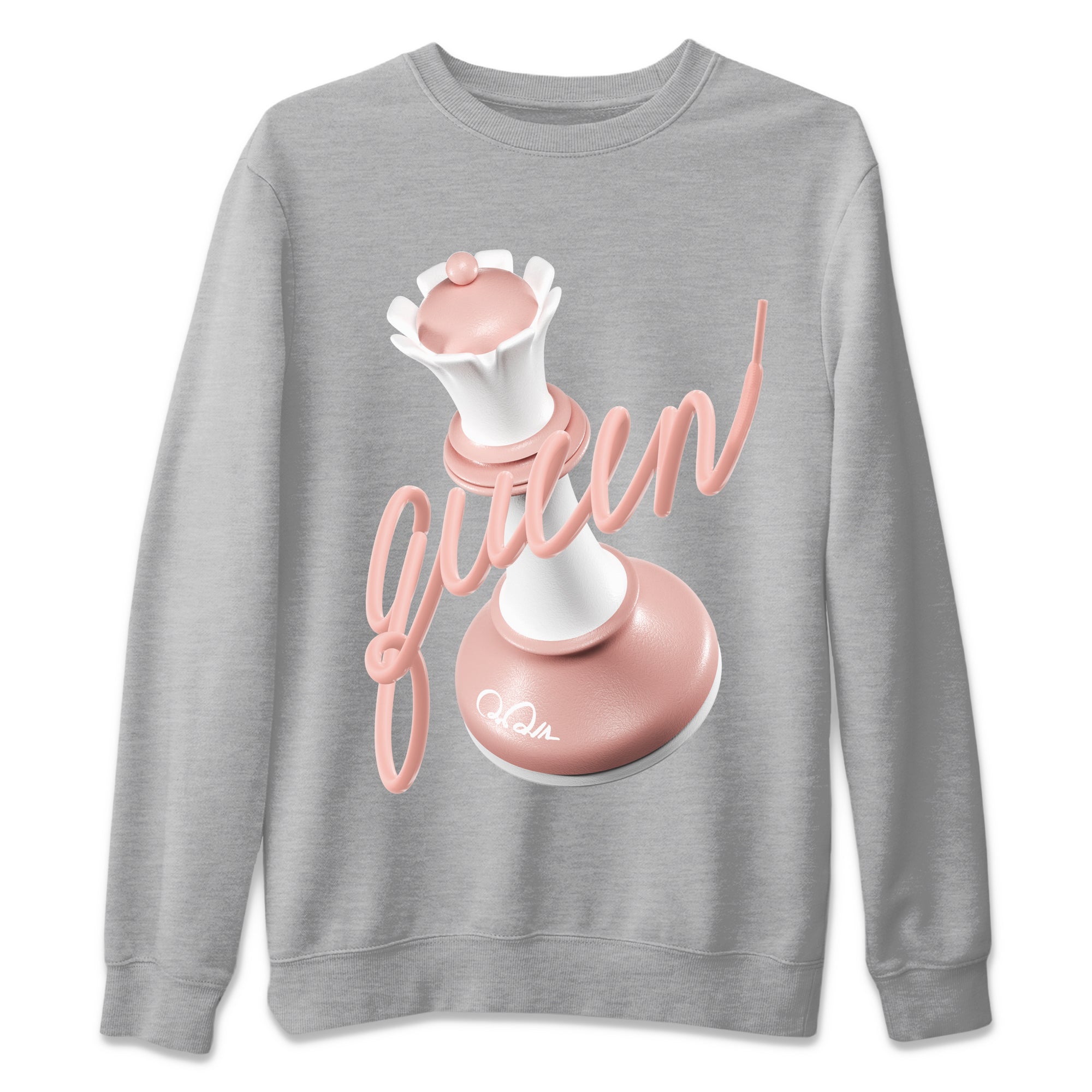 3D Queen Sneaker Tee - Dunk Rose Whisper