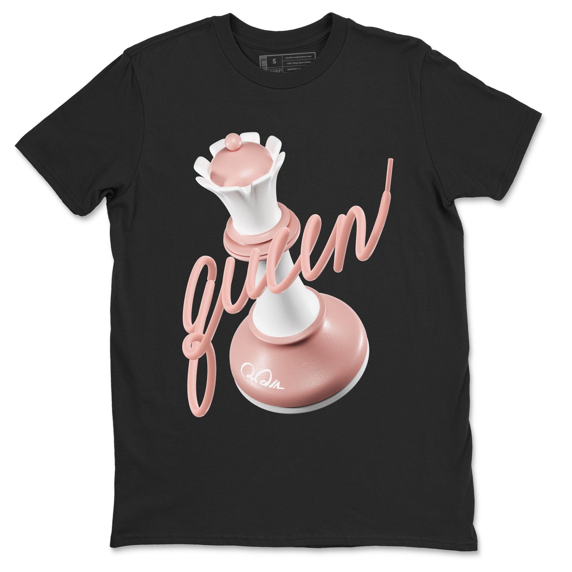 3D Queen Sneaker Tee - Dunk Rose Whisper