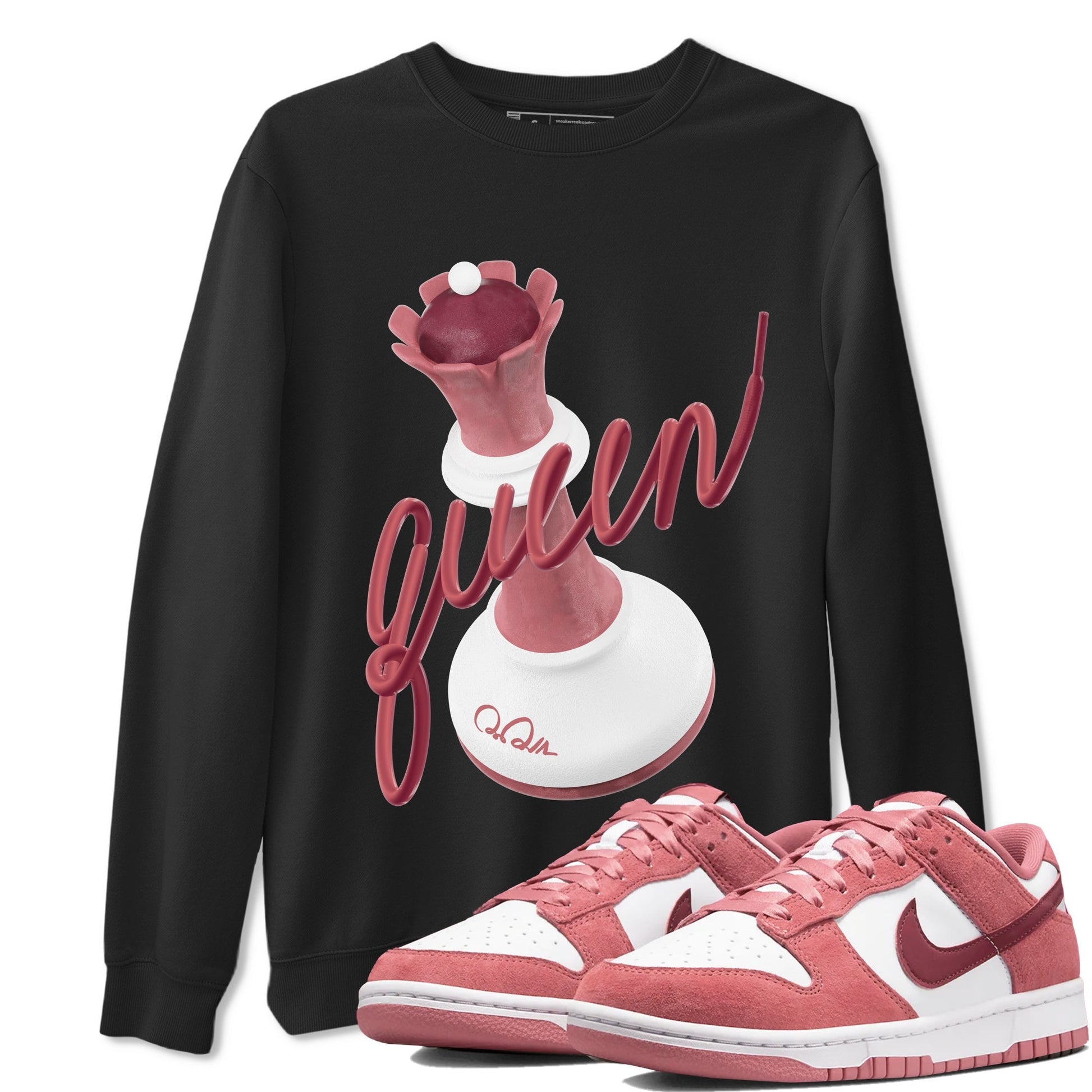 3D Queen Sneaker Tee - Dunk Valentines Day 2024