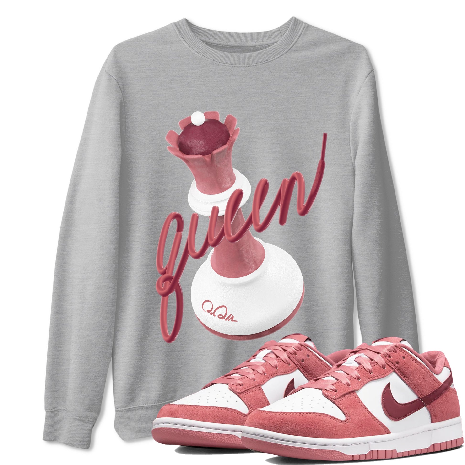 3D Queen Sneaker Tee - Dunk Valentines Day 2024