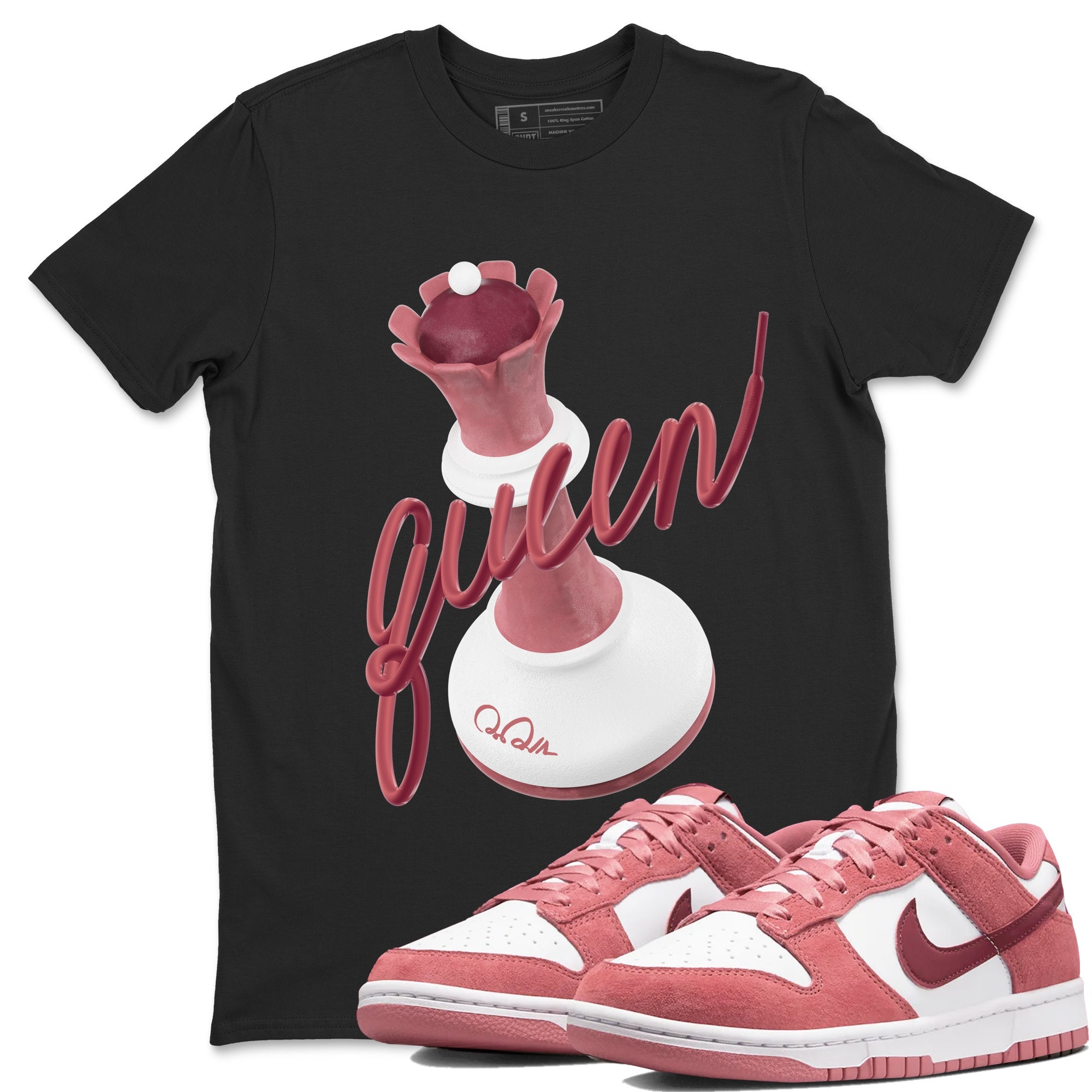 3D Queen Sneaker Tee - Dunk Valentines Day 2024