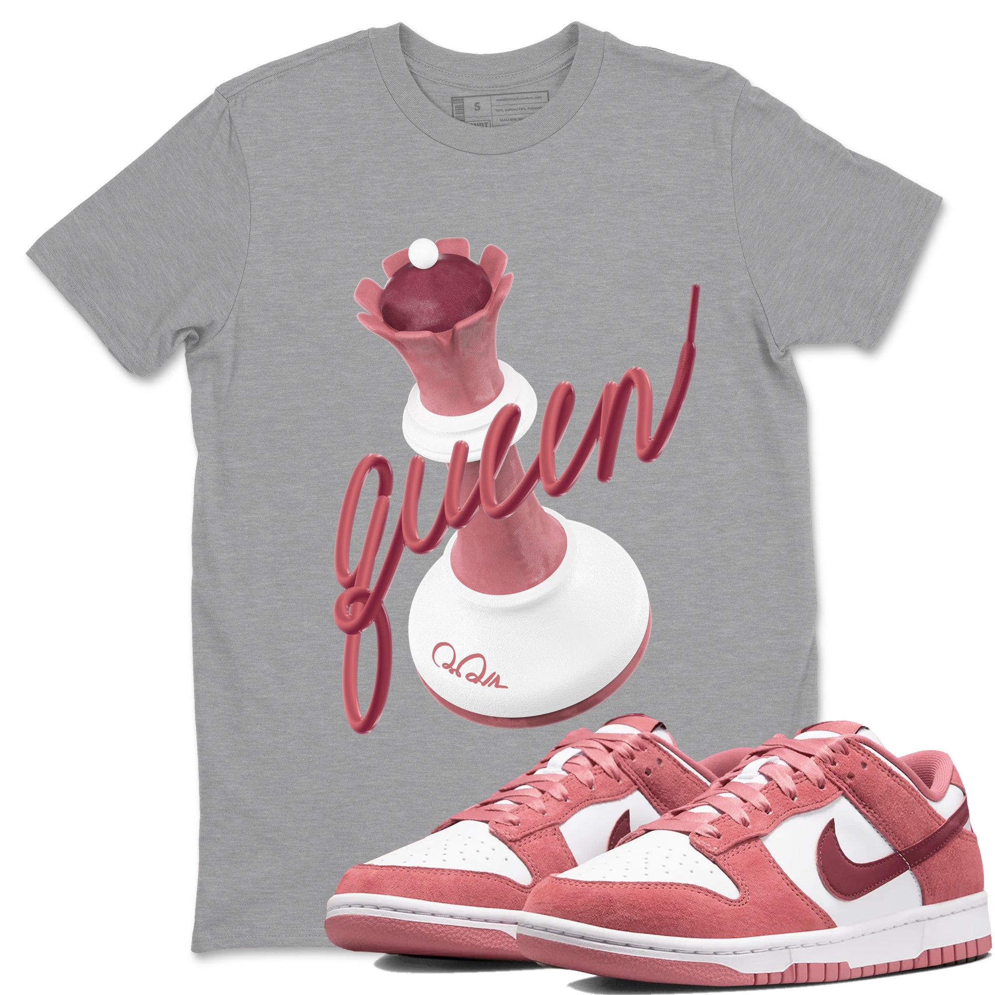3D Queen Sneaker Tee - Dunk Valentines Day 2024