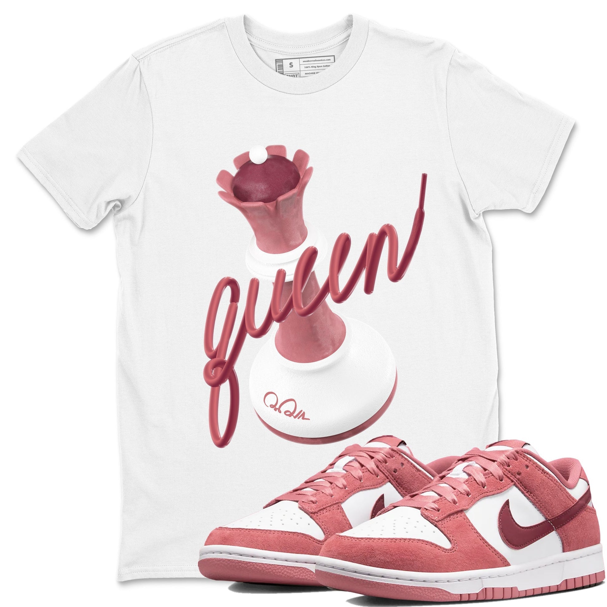 3D Queen Sneaker Tee - Dunk Valentines Day 2024