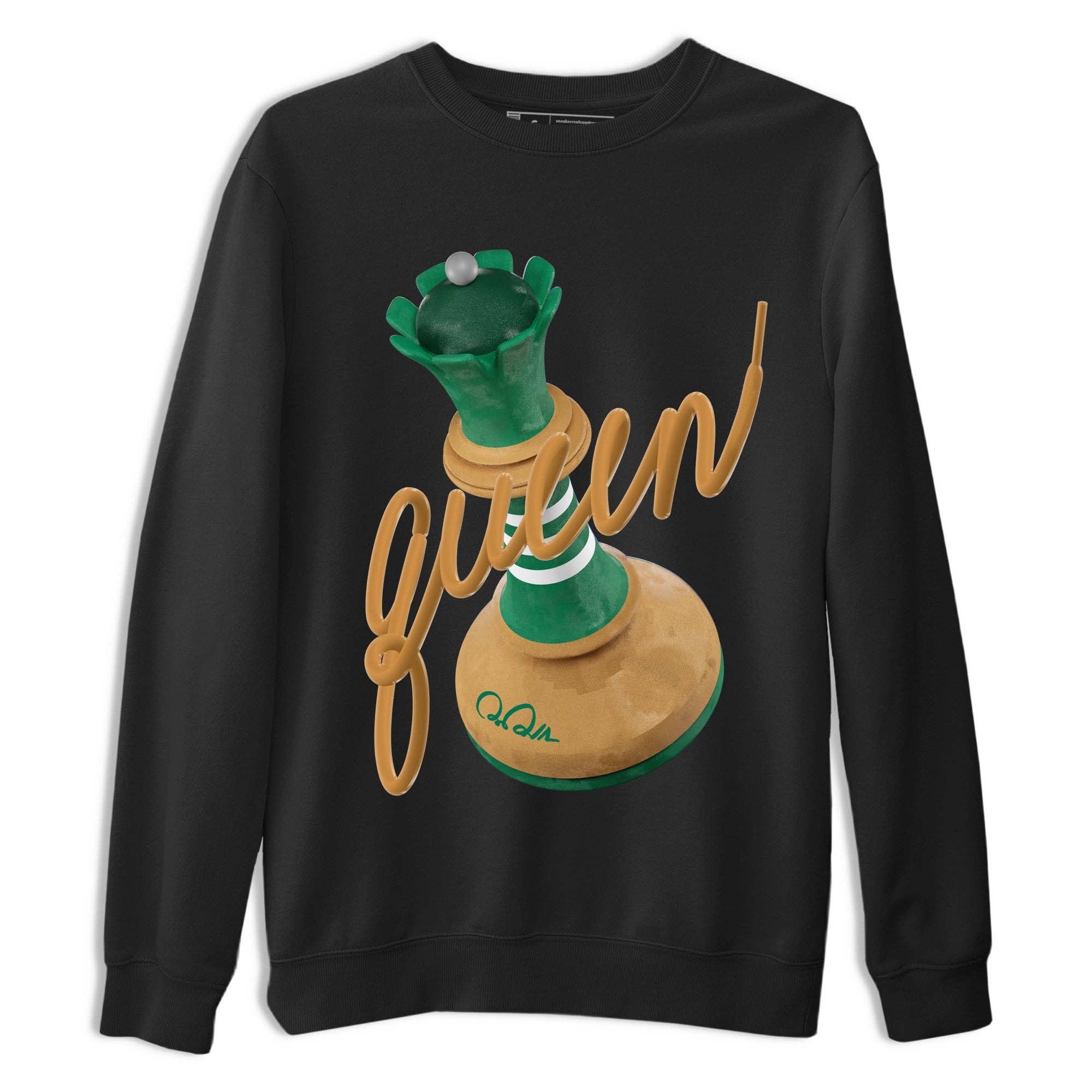 3D Queen Sneaker Tee - Samba Collegiate Green Gum