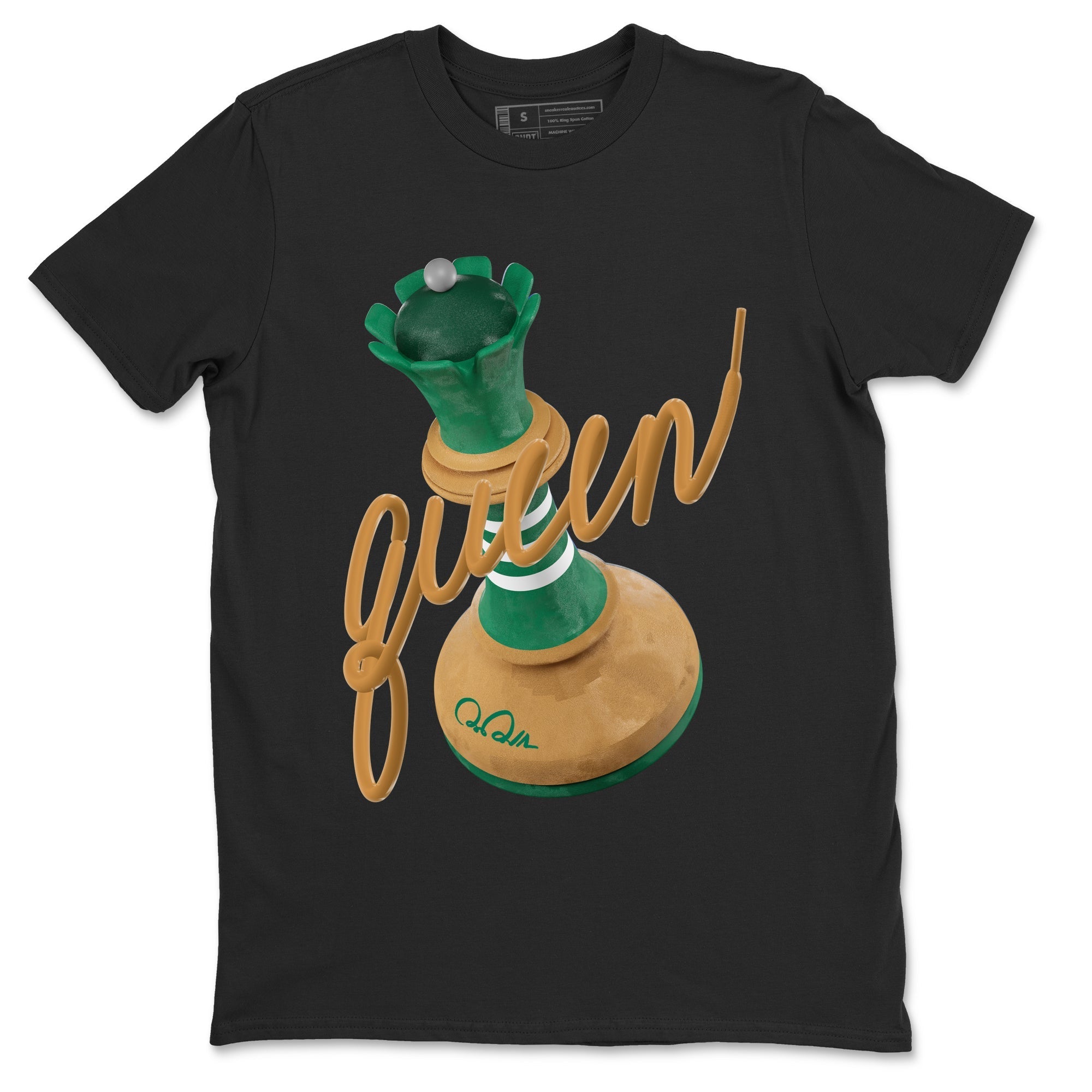 3D Queen Sneaker Tee - Samba Collegiate Green Gum