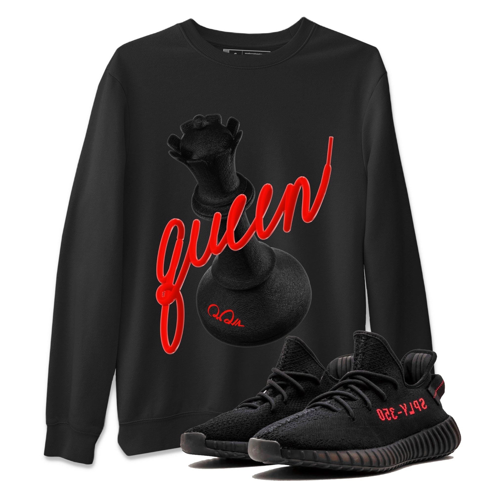 3D Queen Sneaker Tee - Yeezy 350 Bred