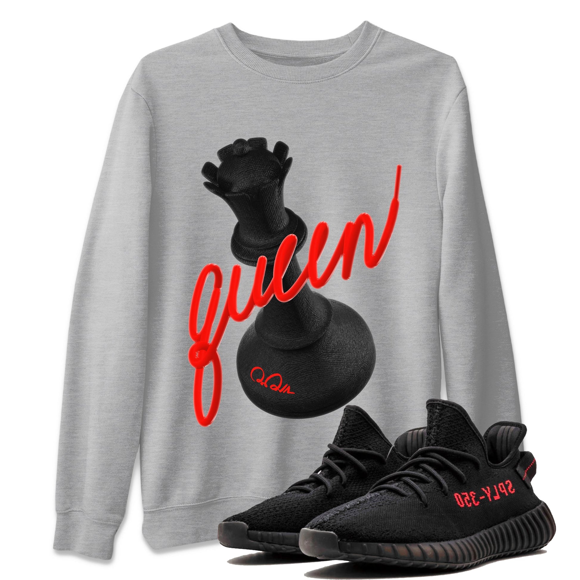 3D Queen Sneaker Tee - Yeezy 350 Bred