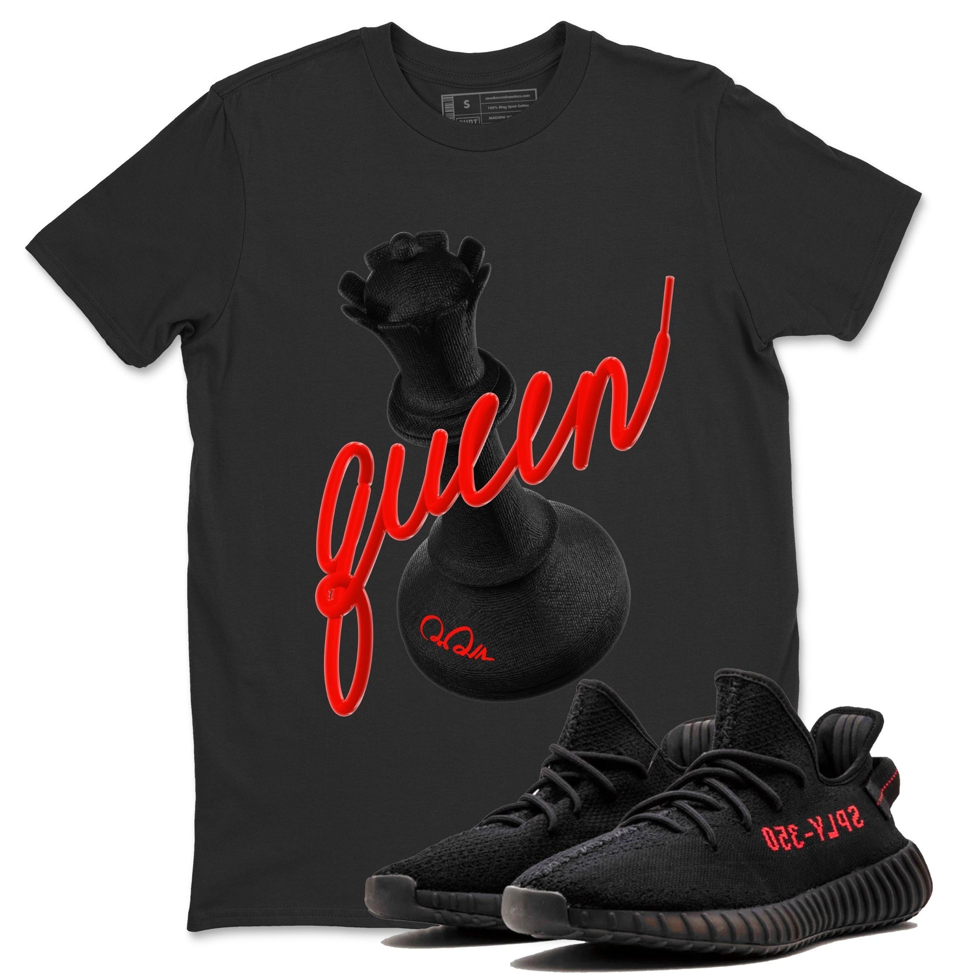 3D Queen Sneaker Tee - Yeezy 350 Bred