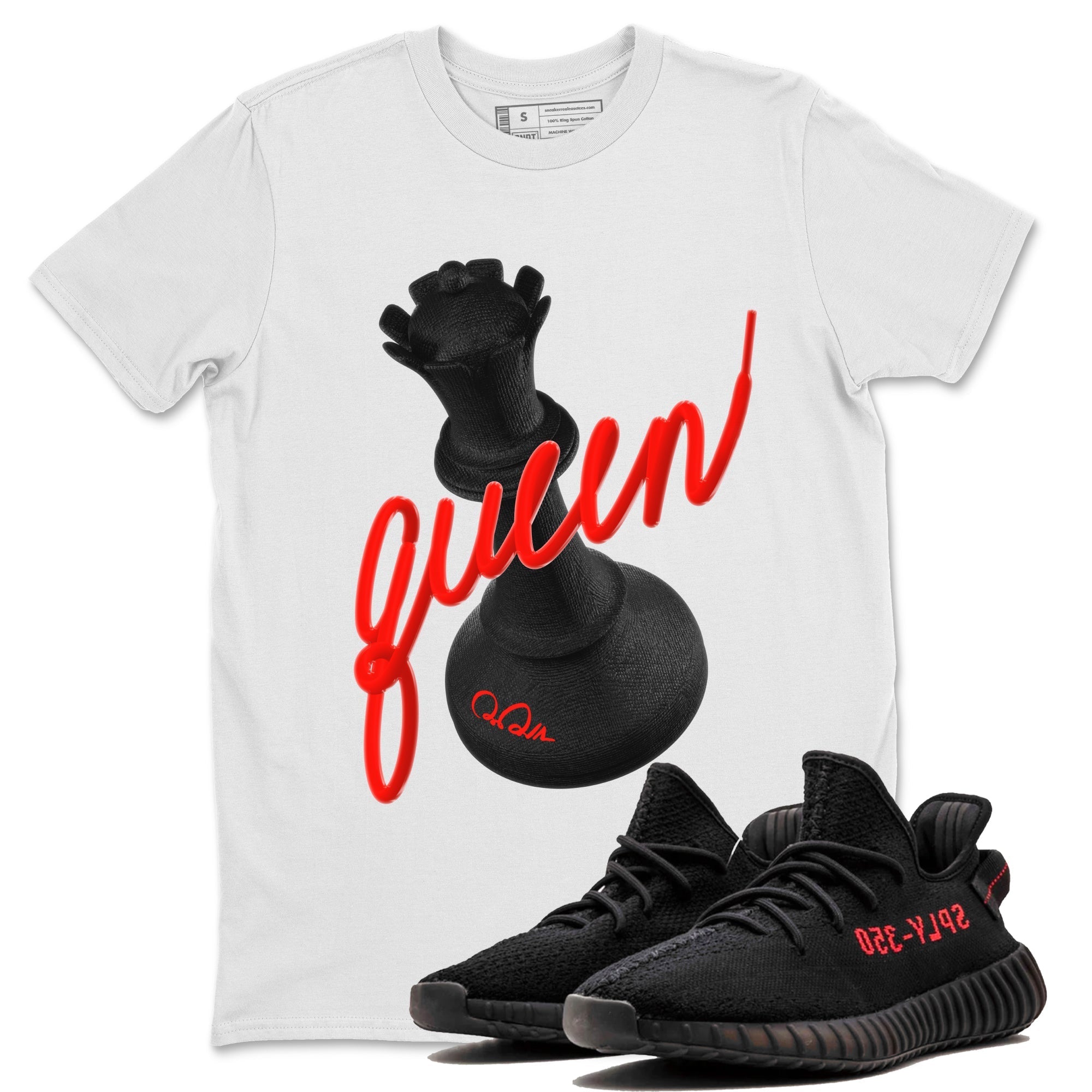 3D Queen Sneaker Tee - Yeezy 350 Bred