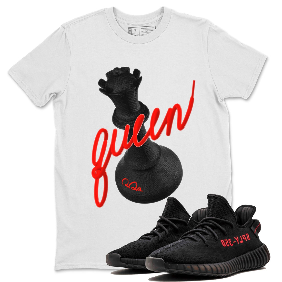 3D Queen Sneaker Tee - Yeezy 350 Bred