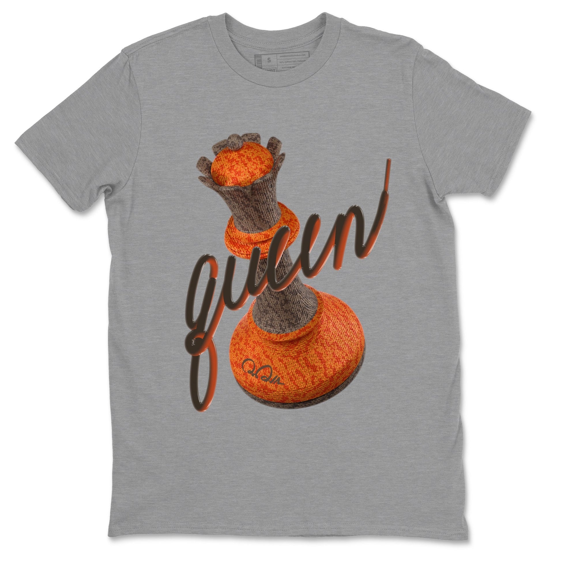 3D Queen Sneaker Tee - Yeezy 350 Carbon Beluga
