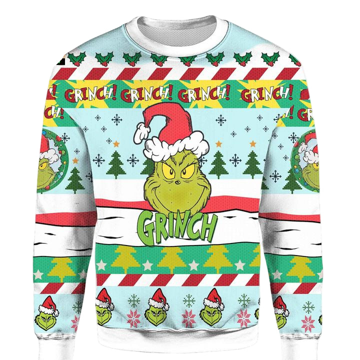 3D Shirt GiftGrinch Christmas Ugly Xmas Sweater ? Usalast