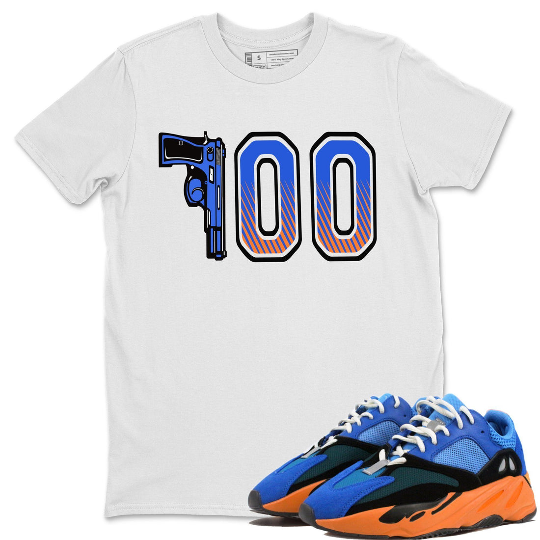Number 700 Unisex Tops - Yeezy 700 Bright Blue