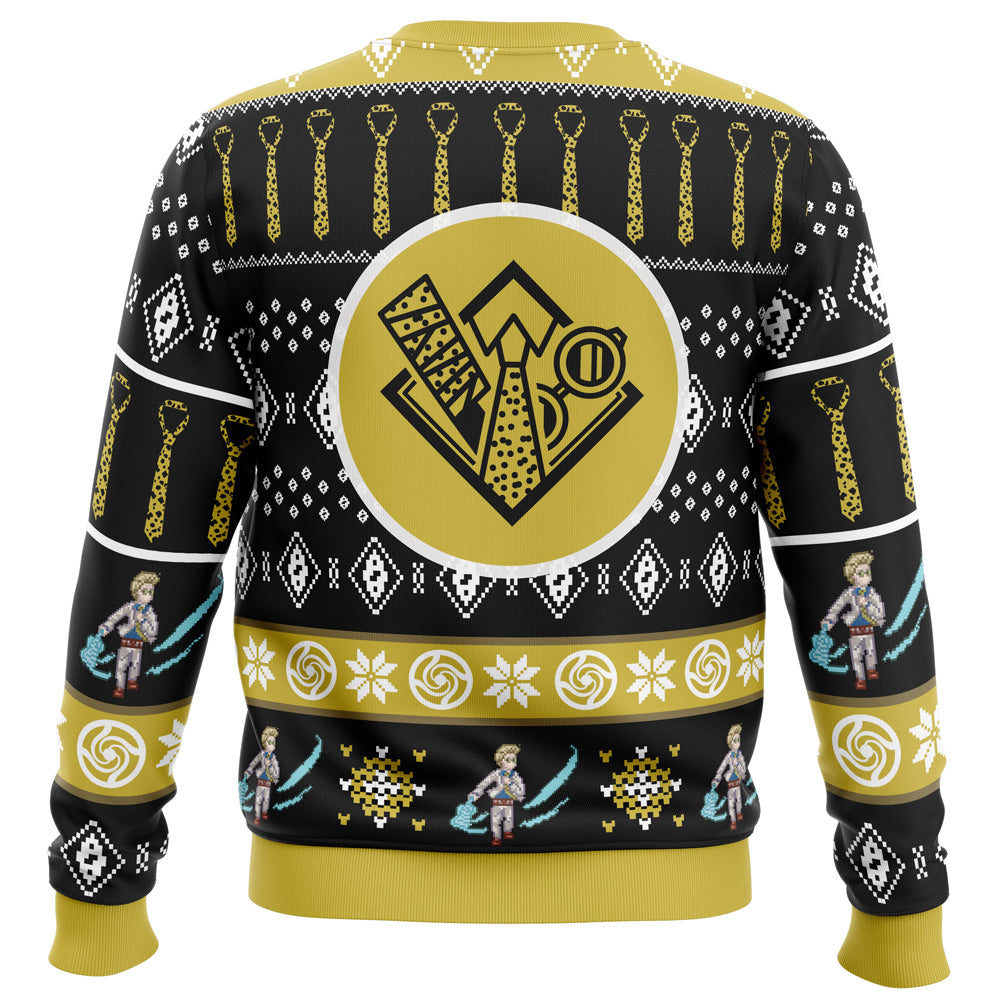 7:3 Sorcerer Nanami Kento Jujutsu Kaisen Ugly Christmas Sweater