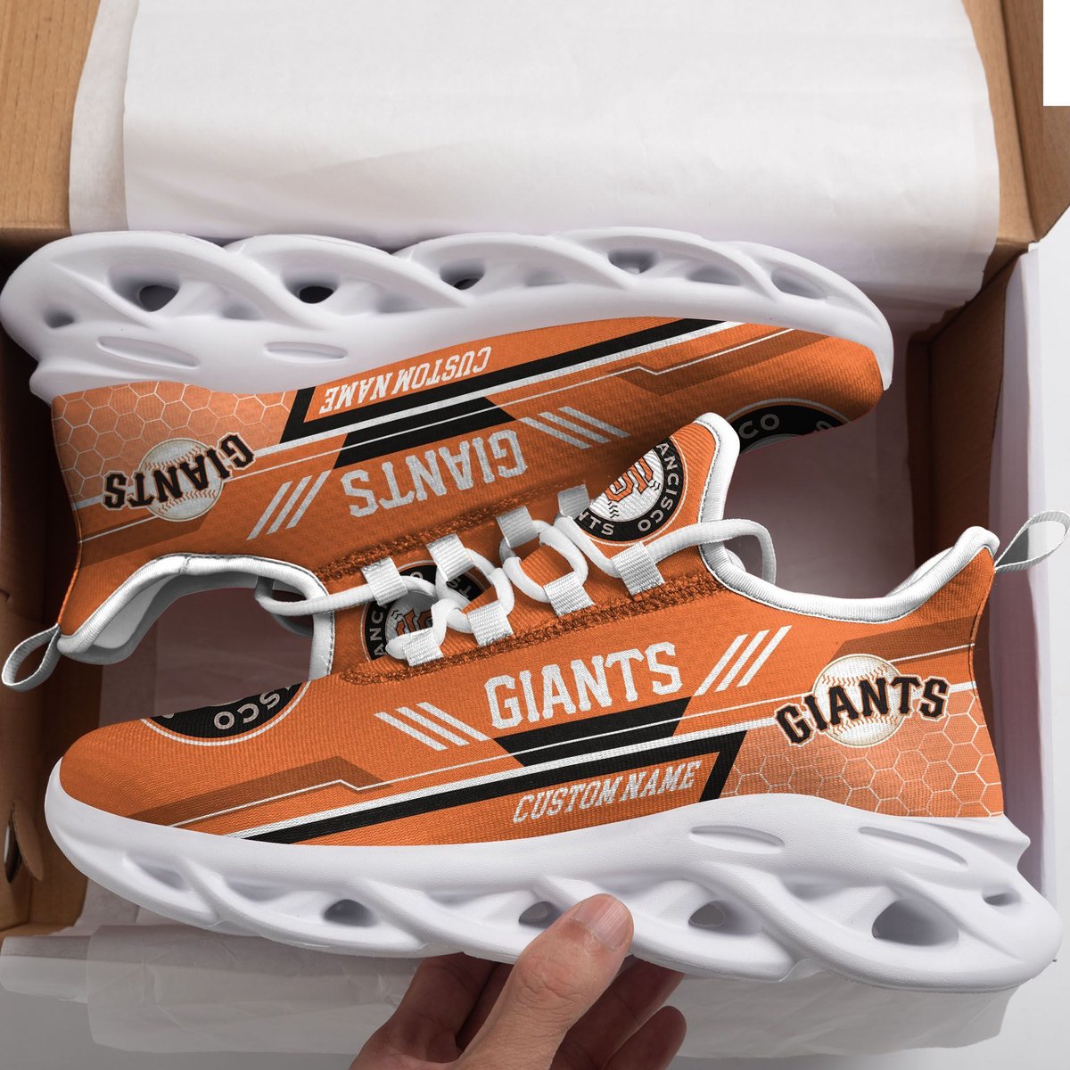 San Francisco Giants Custom Personalized Max Soul Sneakers Running Sports Shoes For Men Women Football Fan Football Fan For Men Women