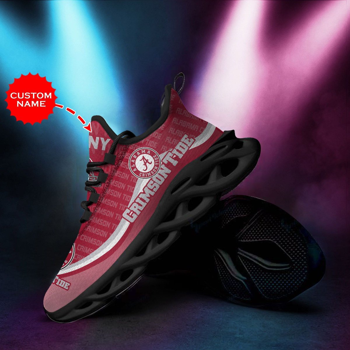 Alabama Crimson Tide Custom Personalized Max Soul Sneakers Running Sports Shoes For Men Women For Men Women
