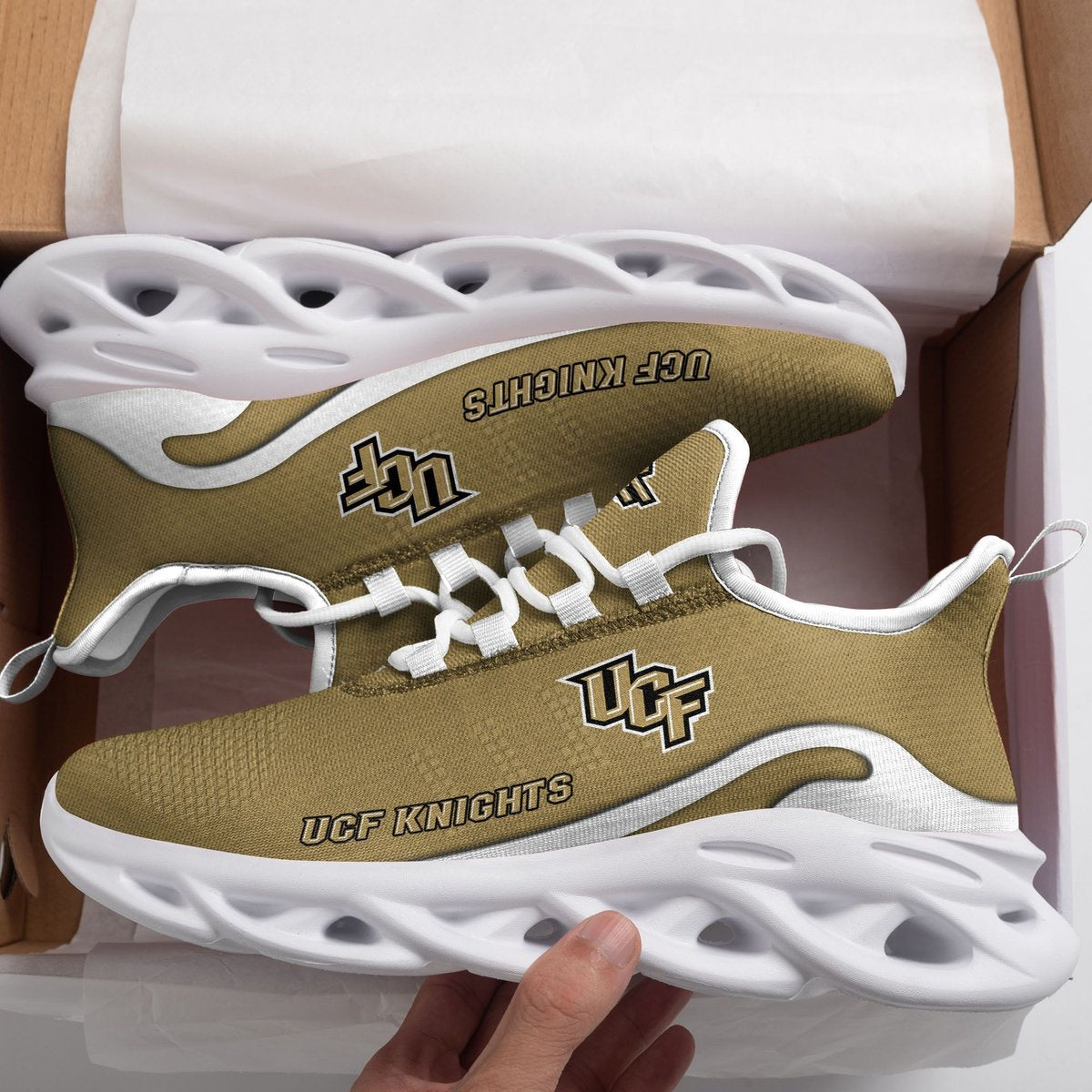 Ncaa Ucf Knights New Trending Max Soul Clunky Sneaker Premium Shoes Gift For Sport Lovers For Men Women