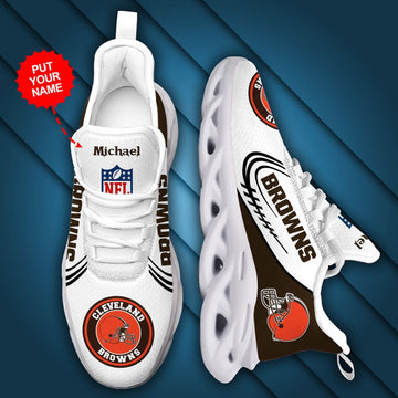 Cleveland Browns Custom Personalized Max Soul Sneakers Running Sports Shoes For Men Women For Men Women