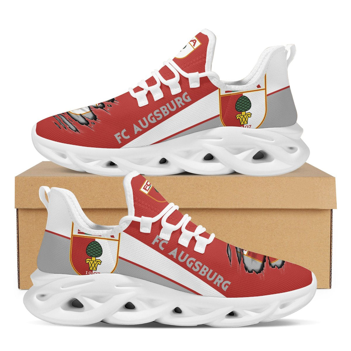 Undesliga Fc Augsburg Max Soul Sneaker Premium Shoes Gift For Sport Lovers