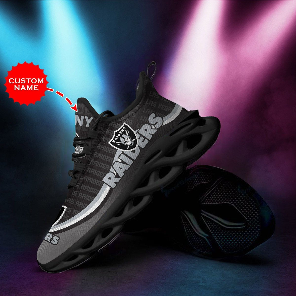 Las Vegas Raiders Custom Personalized Max Soul Sneakers Running Sports Shoes For Men Women For Men Women