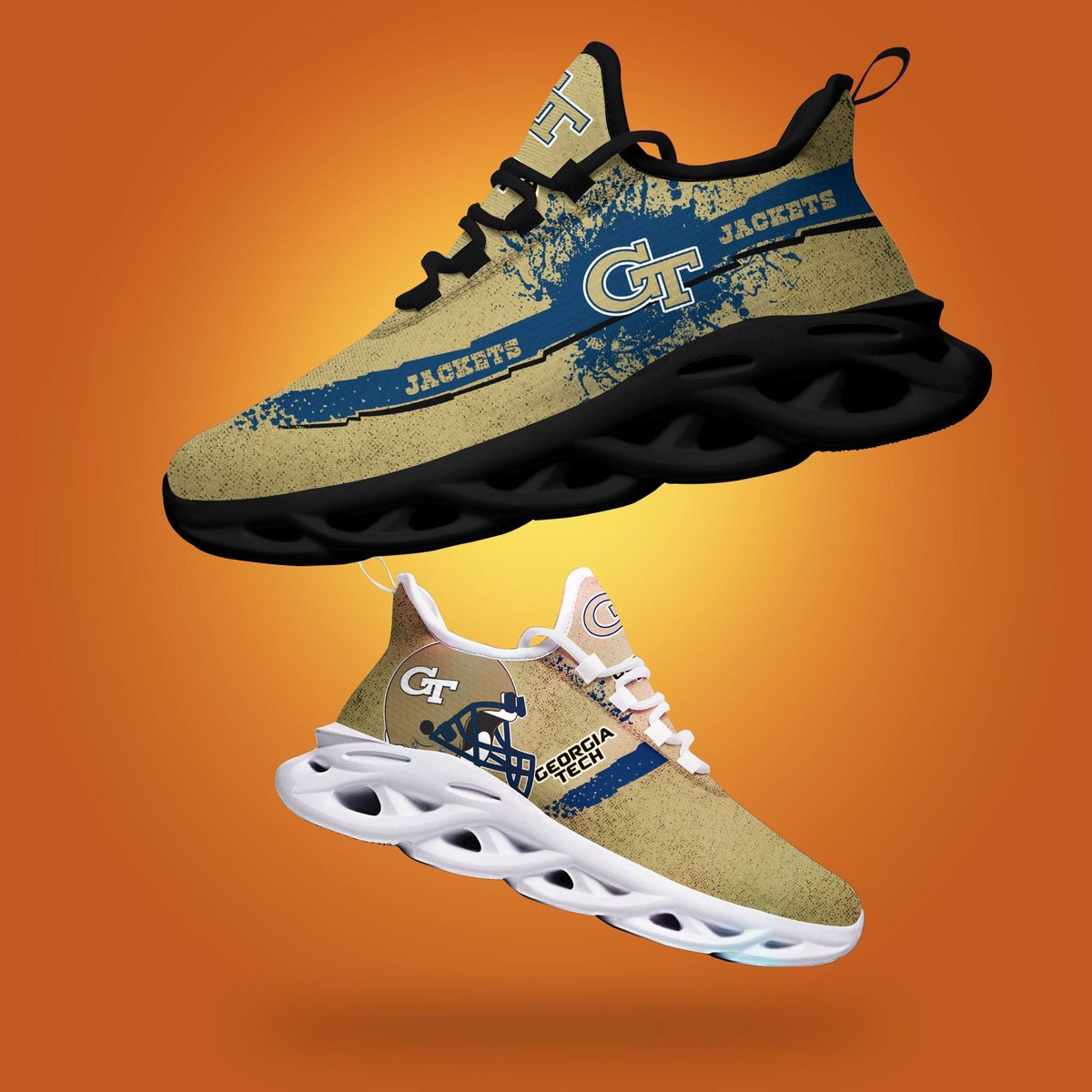 Georgia Tech Yellow Jackets Ncaa3-max Soul Sneakers For This Season Td25602 Love Sport All Size Printing Sneaker For Men For Women Perfect Choice