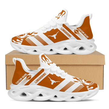 Texas Longhorns Custom Personalized Max Soul Sneakers Running Sports Shoes For Men Women University Of Texas At Austin For Men Women