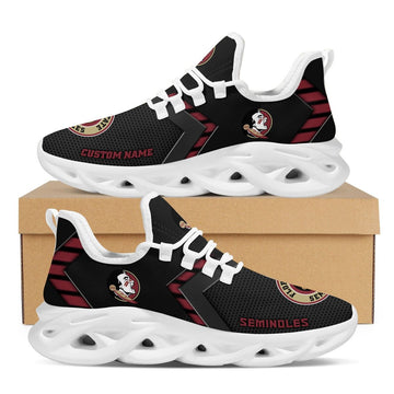 Florida State Seminoles Custom Name Personalized Sporty Max Soul Sneakers Running Sports Shoes For Men Women For Men Women