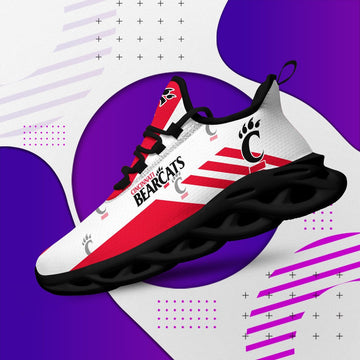 Incinnati Bearcats Ncaa3 Personalized Max Soul Sneakers New Trending Gift For Sport Lovers, Perfect Choice Camping Travel