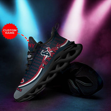 Houston Texans Custom Personalized Max Soul Sneakers Running Sports Shoes For Men Women For Men Women