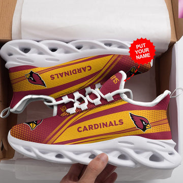 Arizona Cardinals Custom Personalized Max Soul Sneakers Running Sports Shoes For Men Women For Men Women