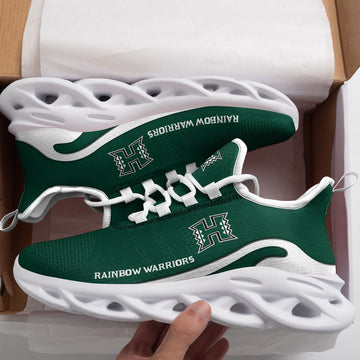 Hawaii Rainbow Warriors New Trending D Printed Max Soul Clunky Sneaker Shoes For Men Women
