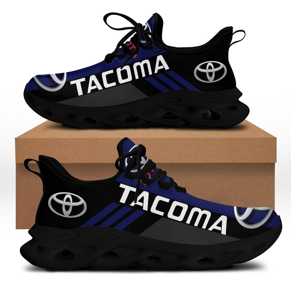 Toyota Tacoma Max Soul Sneakers Shoes, Gift For Fan 83, Running Shoes Max Soul Sneakers