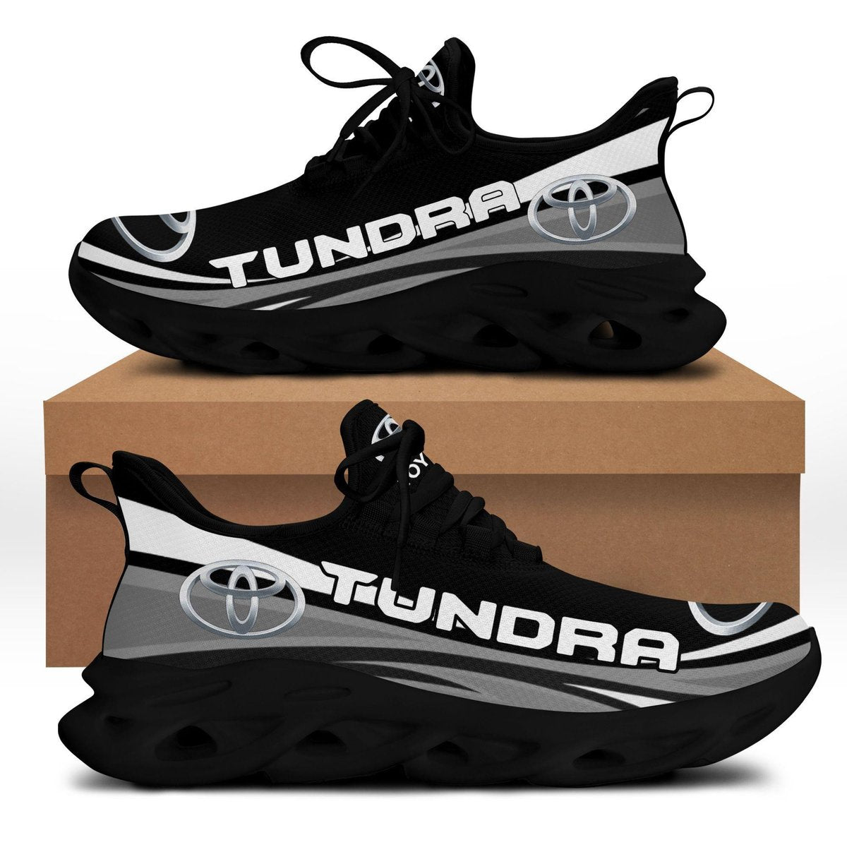 Tundra Toyota Max Soul Sneakers Shoes, Gift For Fan 100, Running Shoes Max Soul Sneakers