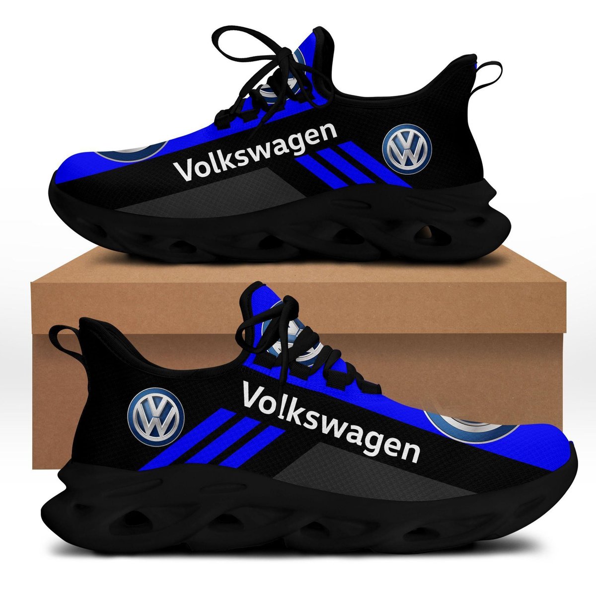 Volkswagen Max Soul Sneakers Shoes, Gift For Fan 38, Running Shoes Max Soul Sneakers
