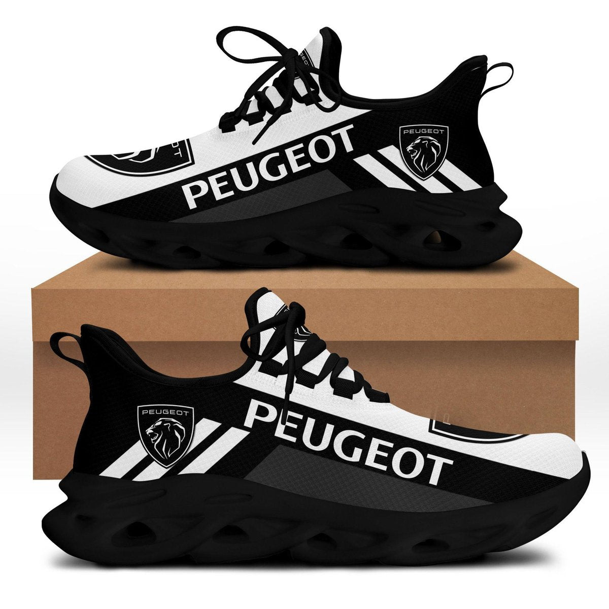 Peugeot Max Soul Sneakers Shoes, Gift For Fan 20, Running Shoes Max Soul Sneakers
