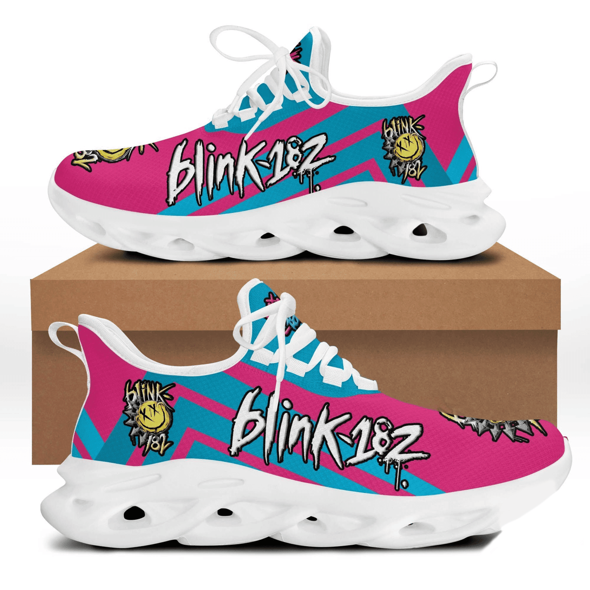 Blink 182 Music Band 1k563 Gifts For Fans Running Shoes Max Soul Sneakers