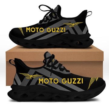 Moto Guzzi Max Soul Sneakers Shoes 84, Gift For Fan Running Shoes Max Soul Sneakers