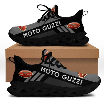 Moto Guzzi Max Soul Sneakers Shoes 86, Gift For Fan Running Shoes Max Soul Sneakers