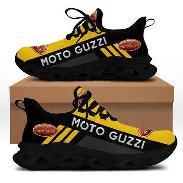 Moto Guzzi Max Soul Sneakers Shoes 82, Gift For Fan Running Shoes Max Soul Sneakers