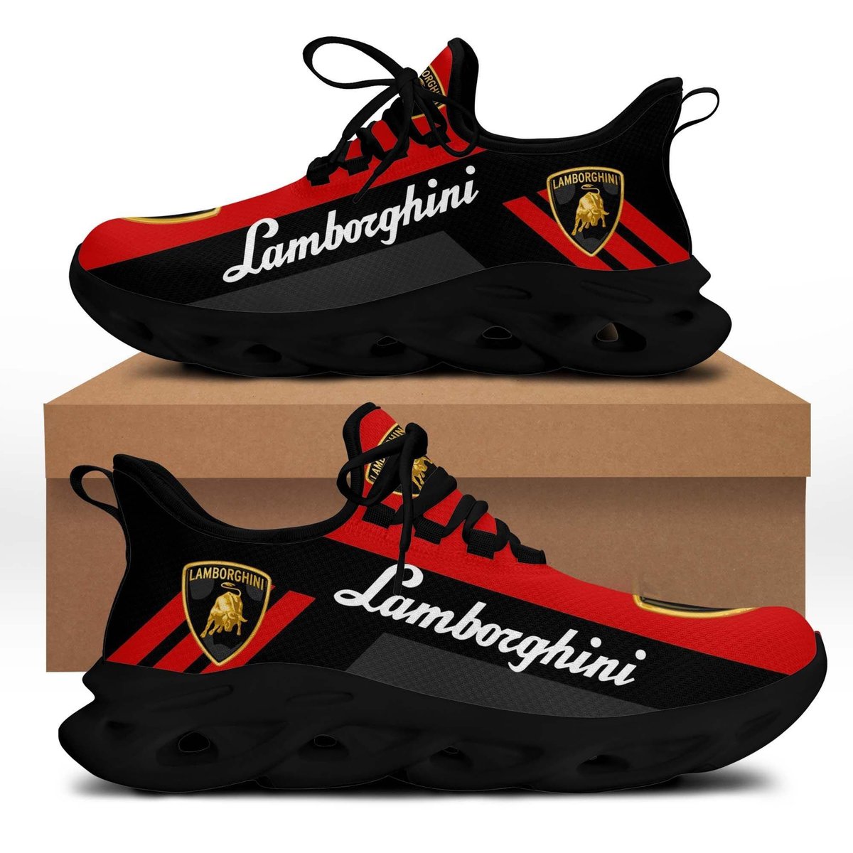Lamborghini Car 2 Max Soul Sneakers Shoes, Running Shoes Max Soul Sneakers