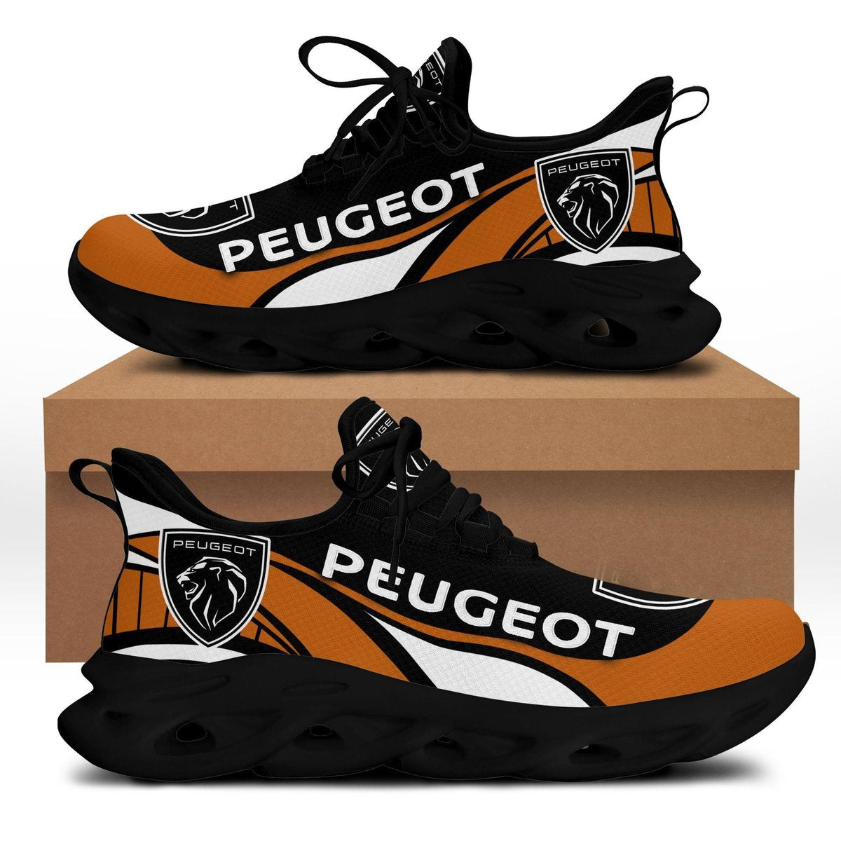 Peugeot Max Soul Sneakers Shoes, Gift For Fan 19, Running Shoes Max Soul Sneakers