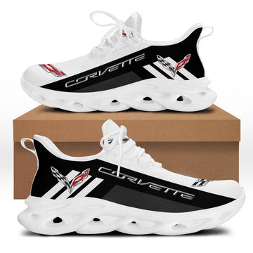 Chevrolet Corvette Running Racing Car 4k516 Gifts For Fans Running Shoes Max Soul Sneakers