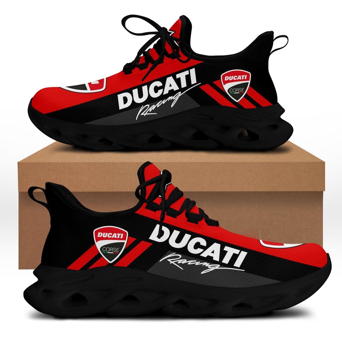 Ducati Racing Car 4k503 Gifts For Fans Running Shoes Max Soul Sneakers