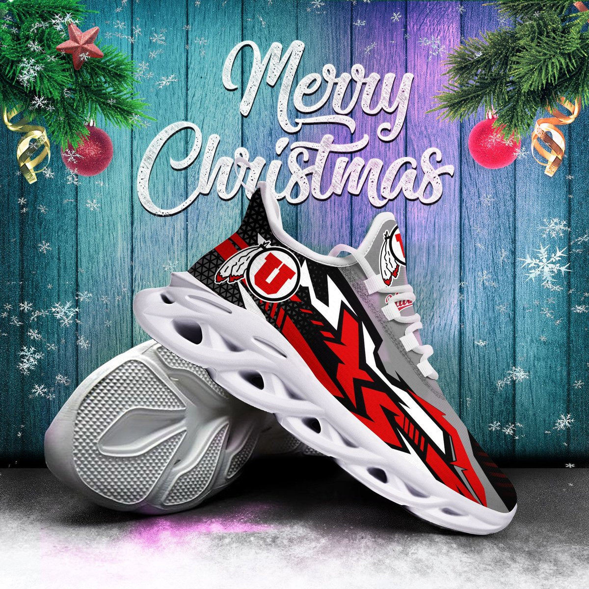 Utah Utes Ncaa2-max Soul Sneakers Christmas Td26802 Perfect Choice Sport Beautiful Printing For Men Women