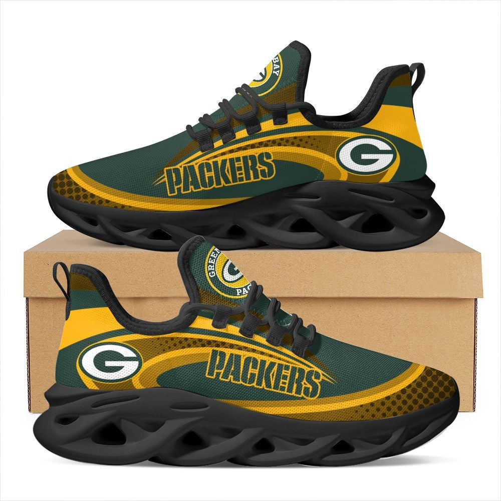 Green Bay Packers Max Soul Sneakers Running Sports Shoes For Men Women For Men Women